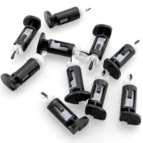 10 stk. monteringsclips i plast til Intel 4-vejs CPU-kølere 1155 775 CPU-køleplade monteringsstift trykskrue køleventilator fastgørelse-haoyi