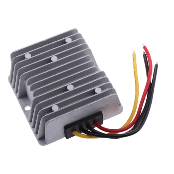 DC/DC-omvandlare 48V/6A till 12V/24V Volt Vattentät Transformator Modul