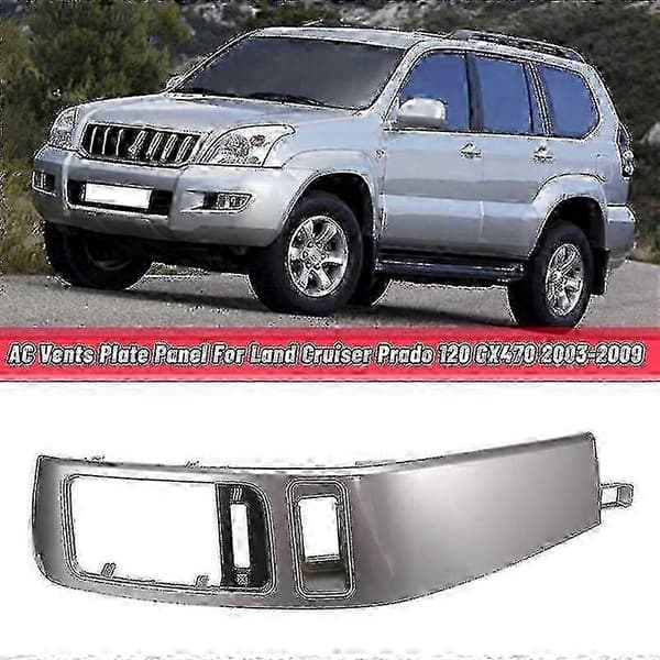 Sort AC-udluftningsrammeudskiftning til 2003-2009 Prado 120 - 2 stk. sæt inkluderer GX470-model