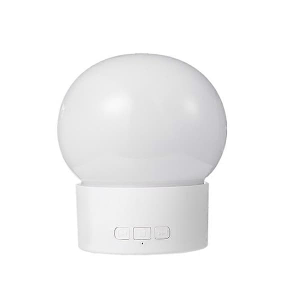 Elf Ball Projektionslampe LED Børn Musik Roterende Stjernelys Soveværelse Senge Romantisk Atmosfære Natlys, Bluetooth Version White