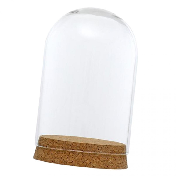 10 st Glaslock Landskap Terrarium Behållare Lock Vas Flaska 8x12cm