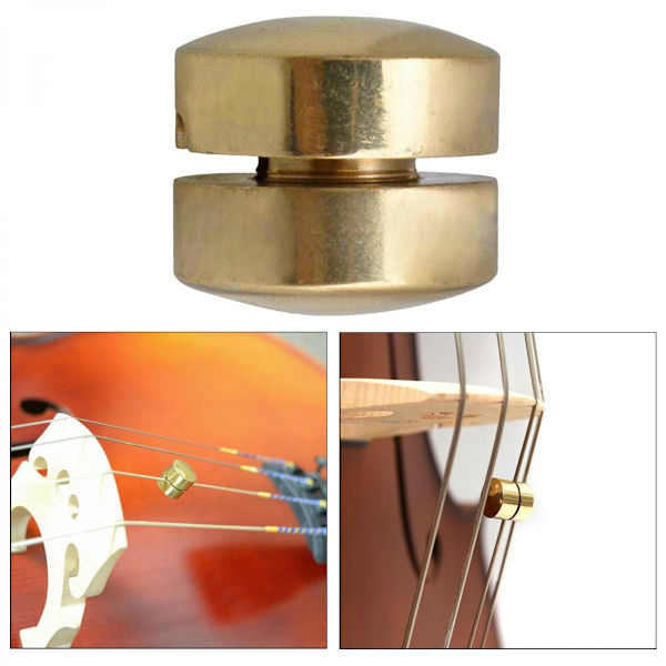 1x Mässingsknopp Typ 1/4-4/4 Wolf Tone Eliminator Tonjusterare Violin