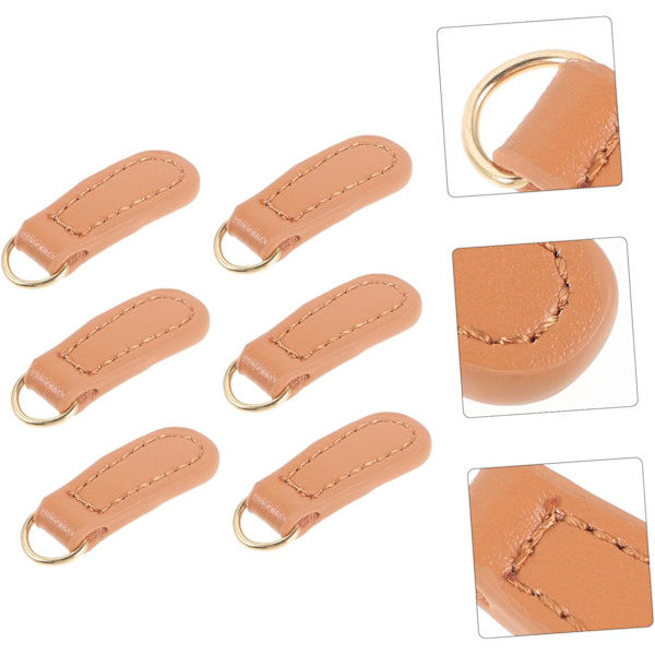 [RM]Pcs. Leather Zipper Pulls for Jackets and Clothing, Portable and Easy to Replace