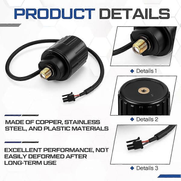 [RM]2 stk. 249005 Sprøjte Trykregulator Ventil Trykstyringsreguleringsventil til Graco Airless Sprøjte 190 LTS/ 210 ES Black