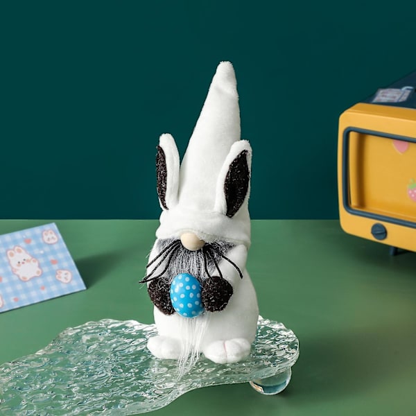 Påsk Gnome Bordsdekoration Tecknad Docka Högtidsscen Dekoration blå