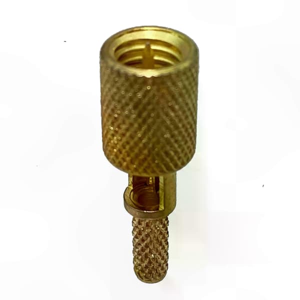 10 st Precision Microdot-kontakt 10-32UNF hane för RG174 RG316 RG188 Ultra testutrustning