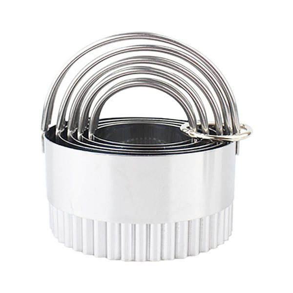 Cirkel Bakform Kök DIY Bakning Fondant Tårtform Ring Stil A