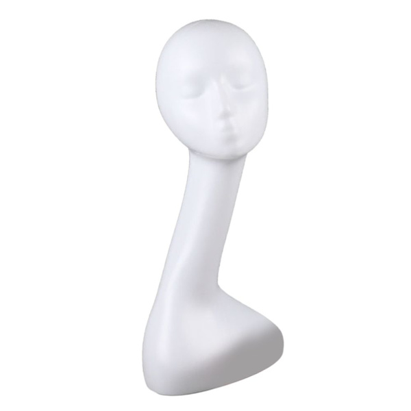 Kvinnlig Mannekäng Mannekänghuvud Peruk/Hatt Smycken Glasögon Halsduk Display Modell C