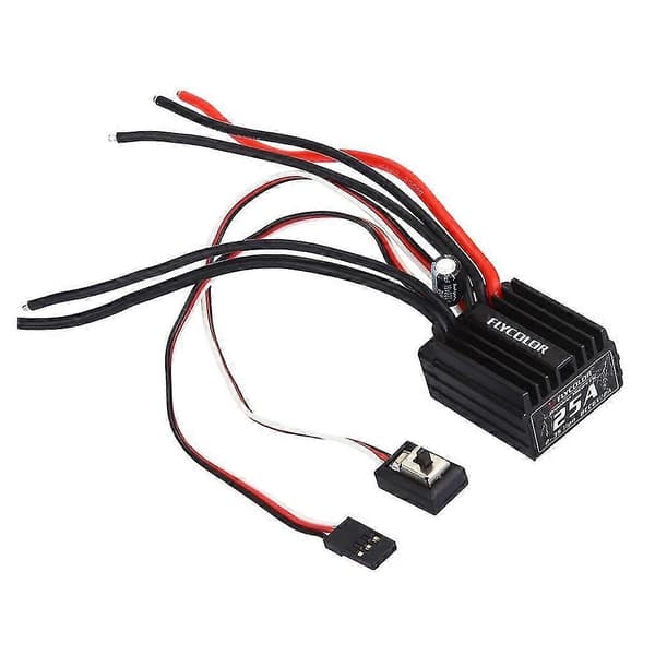 [RM]1x Flycolor Waterproof 25a Brushless Esc Rc Car Electronic Speed Controller - Perfect