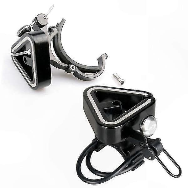 Universal Trekant Cykelklokke til Mountainbikes Kobberfinish Clip Ring Black