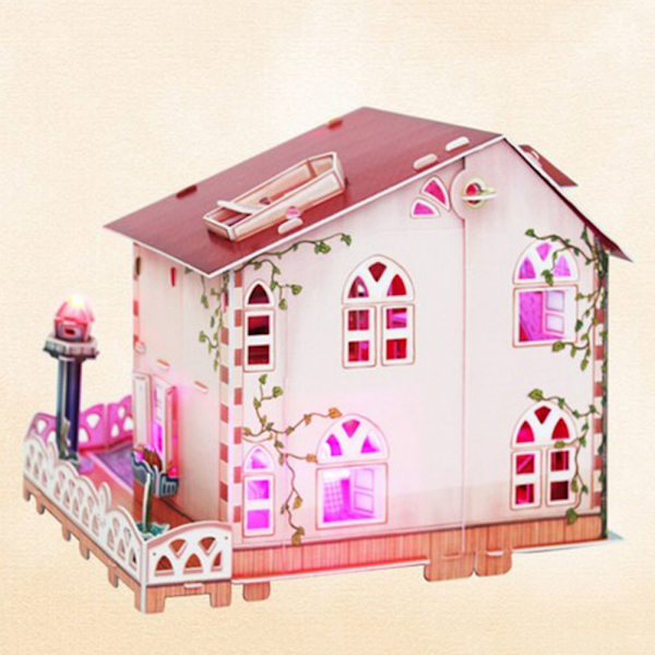 DIY miniatyrdockhus trämöbler