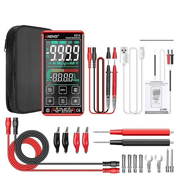 Smart Digital Multimeter Pekskärm Multimetro Testare transistor