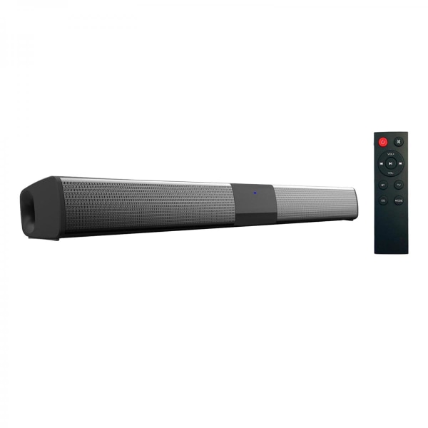 TV-högtalare - Liten Sound Bar med Bluetooth anslutning, svart. Inkluderar fjärrkontroll