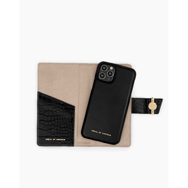 Cora Phone Wallet Galaxy S22 Jet Black Croco 40