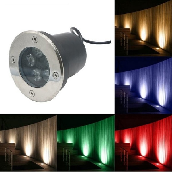 LED Undervattens Simfontän Pool Lampa Lila Dekorativ Belysning
