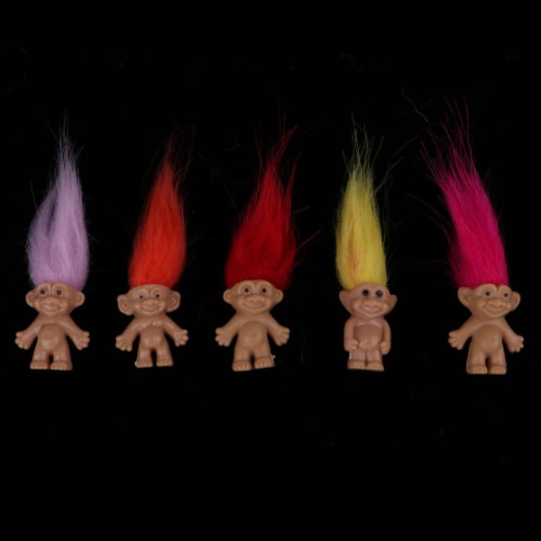 13 st Lycko-Troll Docka Mini Figurer Dekoration Sovrum Vardagsrum Kontor