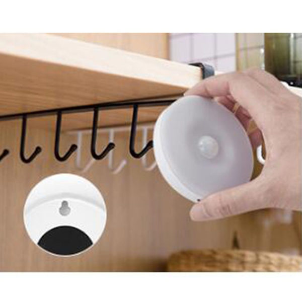 Trådlös LED Skåpbelysning Rörelsesensor Vit 400mAh