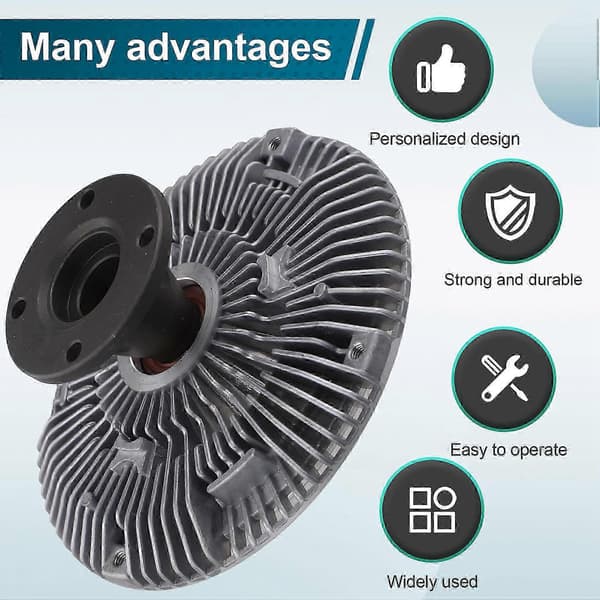 Motorkjølevifte Kobling Viskøs Clutch 21082-EA000 for 2005-2019 Equator L4 2.5L 21082EA000A