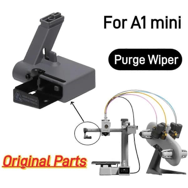 Til 3D-printer til A1 Mini Purge Wiper Dispensing Component Saml og rengør affaldsmaterialer Dele