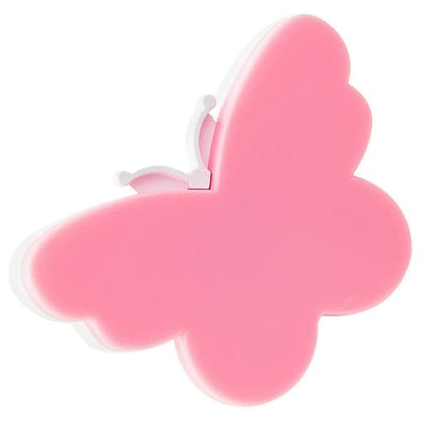 [RM] Sommerfugl nattlyssensor for barnerom 3 stk rosa LED plug-in lyssett