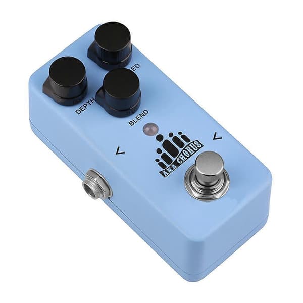 ANA CHORUS Mini Gitarrpedal Analog Chorus Gitarr Effektpedal Processor Full Metallskal med Tru