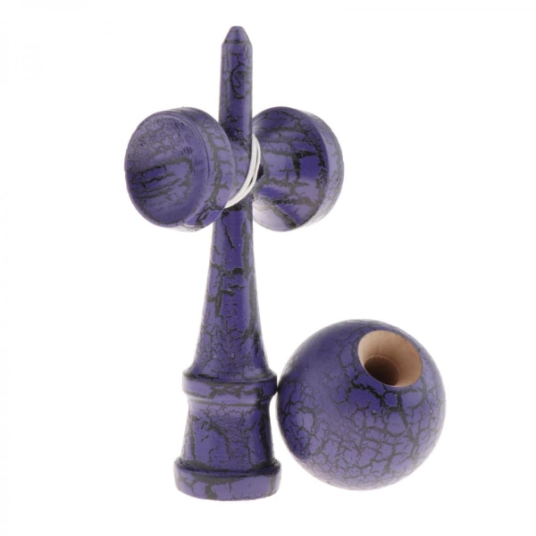 Kendama Bollfångarspel Träleksaker För Barn Med Snöre För Barn Lila