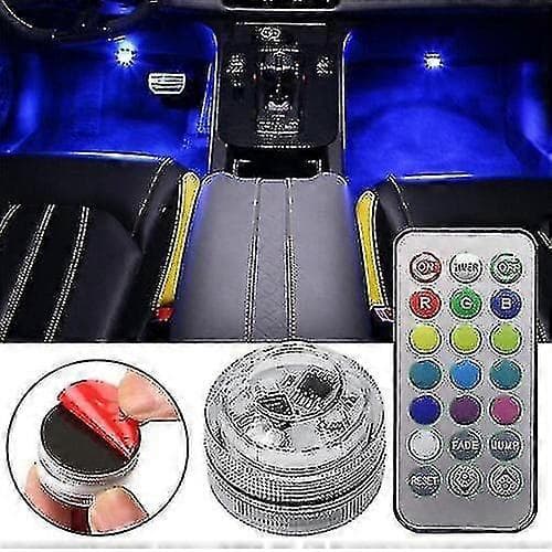 Colorful Remote Control LED Waterproof Lamp Car Parts Atmosphere Lamp with Remote Control