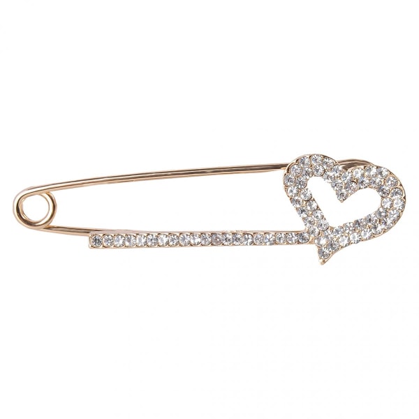 kristall säkerhetsnål halsduk kappa klänning clip halsband lapel pin kristall silver