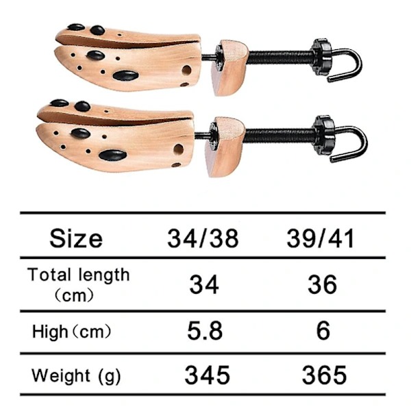 [RM]1 Pair Solid Wood Lotus Shoe Support Shoe Expander Spring Wood