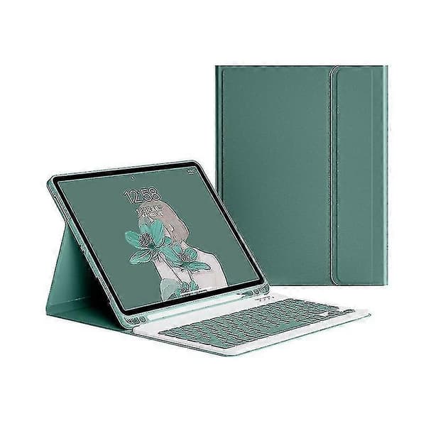 Tastaturcover til iPad 9,7 tommer 2017 2018 5. 6. generation[RM] Dark Green