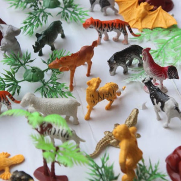 Djurfigurer Modeller Leksaker DIY Zoo