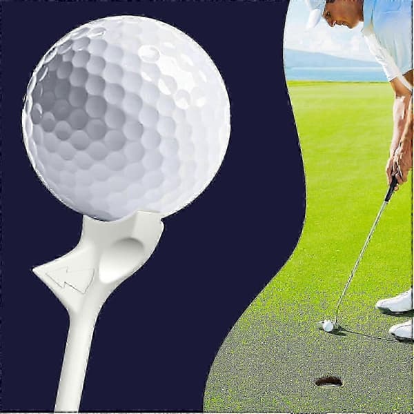 Flight Path Golf Tees 3.25 tommer 10-styk sæt, reducerer friktion boldholder til udendørs sport