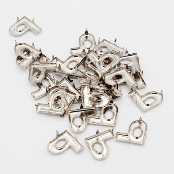 30 st Silverlegering Alfabet Bokstav DIY Klo Nitar för Sömnadstillbehör p
