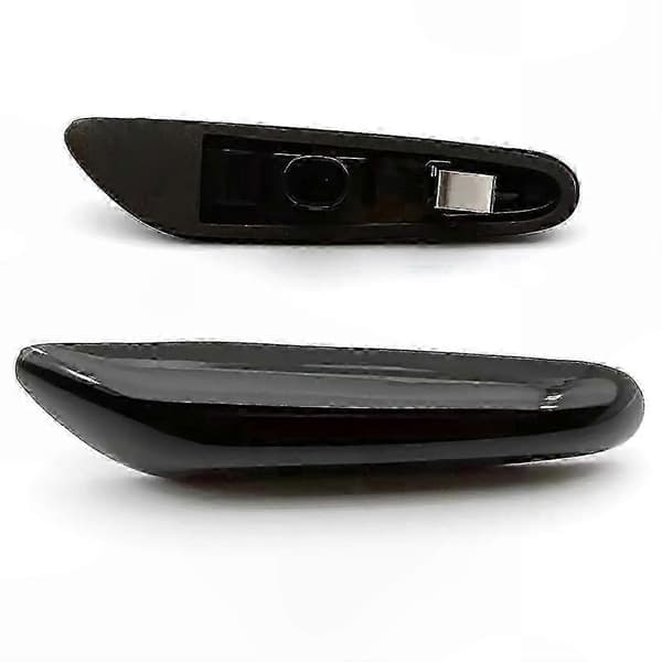 Høykvalitets dynamisk LED-skjermlys sidemarkør for E60 E61 E90 E91 E87 E81 E83 E84 E88 E92 E93 E82 E46 Røykfarget Blackened