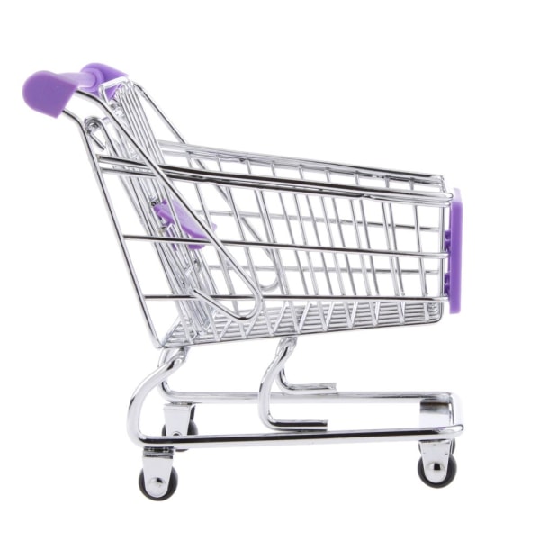 Mini Cart Storlek Trolley Toy M Lila