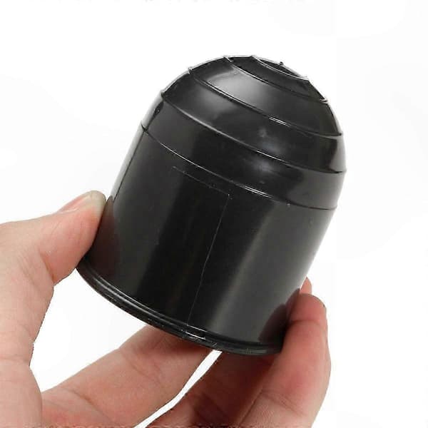 Beskyttelsesovertræk til 50 mm anhængertræk sort Black
