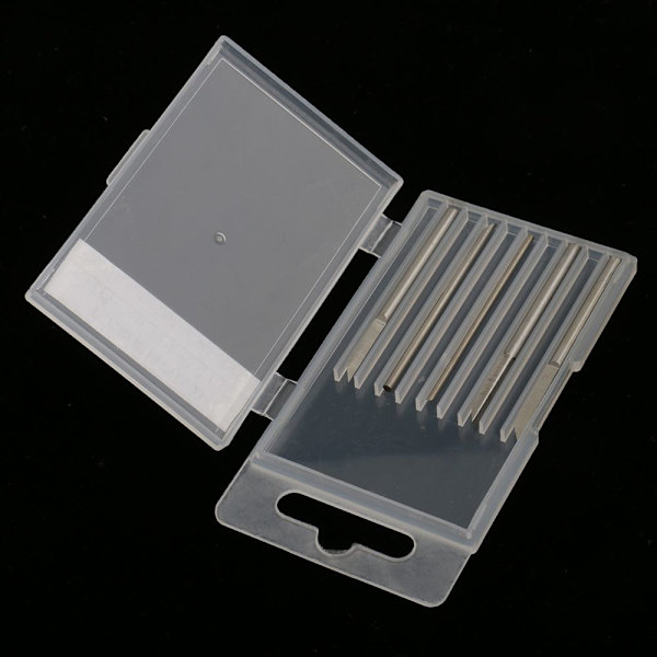 5 st Rostfritt Stål Träsnideri Mejselblad Set för DIY Hantverk 0.8-4mm