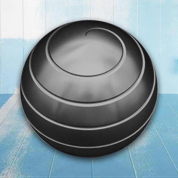 [RM] Gyroskop Fidget Dekompressionslegetøj Optisk Illusion Bold Sort Lille