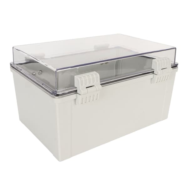 [RM]IP66 Waterproof Junction Box Transparent Latch Electrical Junction Box Snap Type 300x200x170mm