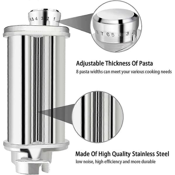 [RM] Pasta Roller Attachment for Bosch Kitchen Mixer, Pasta Sheet Roller, Spaghetti & Fettuccine Cutter M