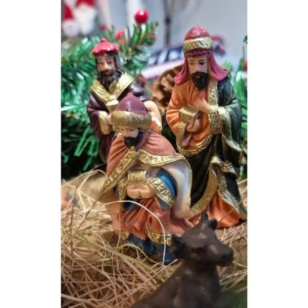 Julefigurer til julekrybbe - sæt med 10 Ruhhy, AT[RM]
