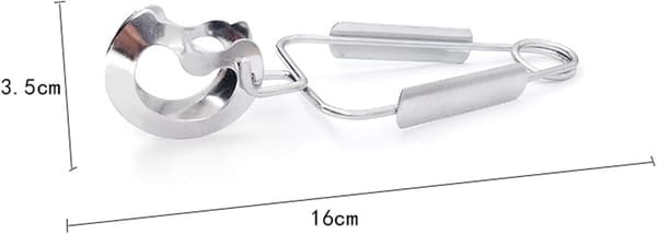4 Pcs. Stainless Steel Snail Fork Snail Clip Set