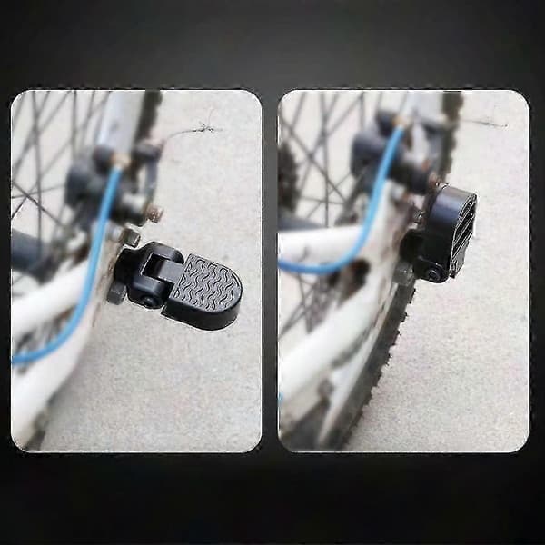 1 par cykelbagpedaler, MTB foldbare fodpinde til cykeltilbehør