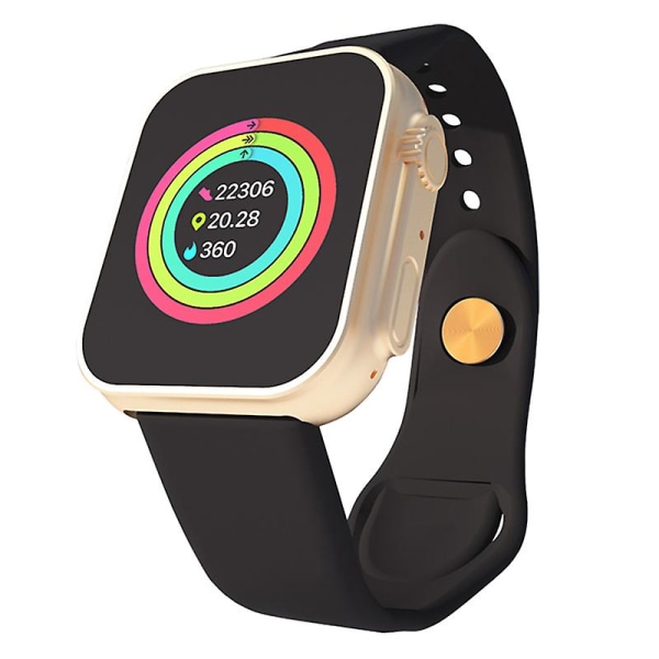 D20ultra 1.44\" Skärm Smart Klocka Flera Sportlägen Fitnessklocka Med Pulsmätning Gold