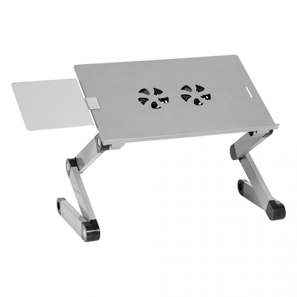 JUSTERBART LAPTOPBORD LAPTOPSTÄLL 360 GRADERS ROTATION Silver