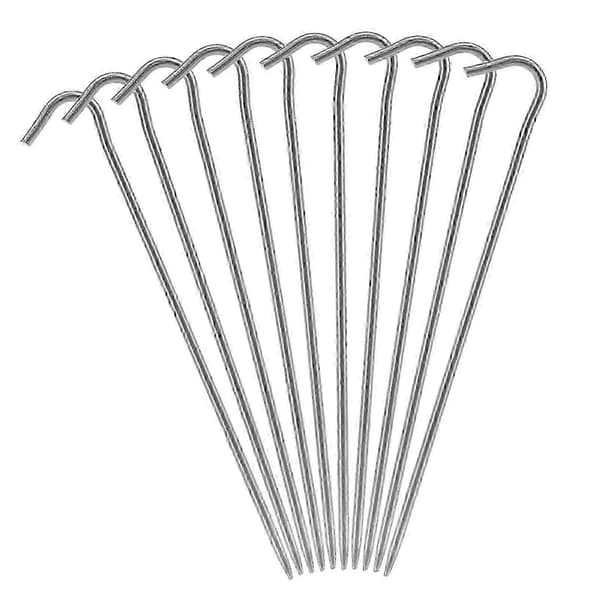 [RM] Titanium teltplugger 169mm 3mm 10 stk. Lette campingplugger for hardt underlag 5