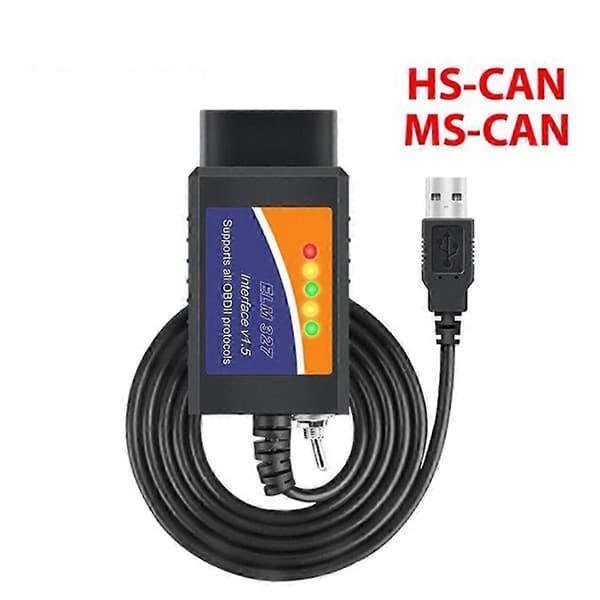 ELM327 USB OBD2-adapter med CAN Bus-kontakt til Ford/Mazda-modeller