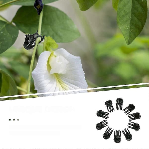 [RM]Hageorkidéklips Plastklips for plantestøtte 10 stk for hagearbeid