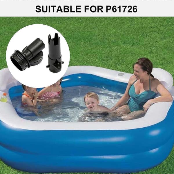 Nem at bruge pool-udluftningsventiladapter Slangeadapter T-stikadaptere Poolreparationsdel Velegnet til reparation af pool 1 set
