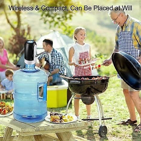 Vattenflaskpump 5 Gallon Vattenflaskdispenser USB-laddning Automatisk dricksvattenpump Bärbar elektrisk vattendispenser Vattenflaskomkopplare